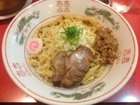 「黒豚旨味そば・ミニライス付き (900円)」@カドヤ食堂 本店の写真