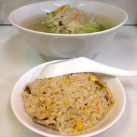 「タンメン半チャーハン（￥700）」@一番の写真