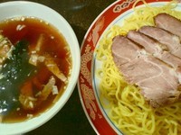 「もりそば（大盛）＋チャーシュー」@中華そば マルナカの写真