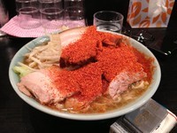 「紅富士大麺豚Ｗ」@らぁめん大山 アトレ川崎店の写真