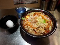 「紅らーめん＋温泉卵(840円)」@麺創研 紅 府中の写真