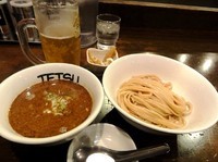 「つけめん　８００円（麺半分）」@TETSU 品川店の写真