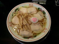 「肉煮干し中華そば（￥730）」@肉煮干し中華そば さいころの写真