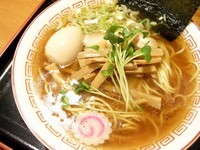 「中華そば＋味玉」@汁麺屋 胡座の写真