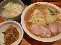 「濃菜麺（特製青椒肉絲）＋ネギめし」@濃菜麺 井の庄の写真