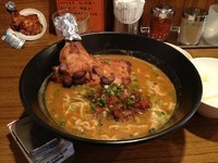 「アキバWカレーチキンラーメン」@麺 旬風の写真