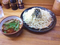 「つけ麺 大盛(830円)+ミニ高菜丼(120円)」@無添加らーめん舗 星の写真