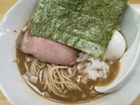 「【限定】特濃煮干ソバ B-MAX (白) ＋ 味玉」@煮干中華ソバ イチカワの写真