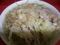 「小ラーメン　ニンニクアブラ」@ラーメン二郎 千住大橋駅前店の写真