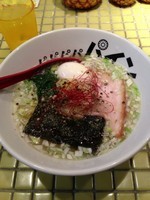 「パイナップル塩ラーメン + 味付玉子」@パイナップルラーメン屋さん パパパパパインの写真