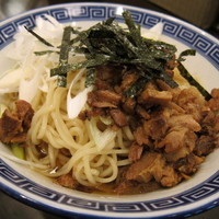 「冷製和えそば（大盛）700円」@東京らあめんタワー 芝大門本店の写真