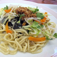 「夏とく冷やし麺(黒酢黒ゴマ) 390円」@長崎ちゃんぽん リンガーハット イオン東雲店の写真