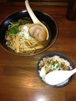 「道ラーメン＆豚丼(小)」@醤道 ver.心の写真