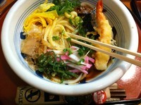 「天ぶっかけ」@梅田はがくれ 本店の写真