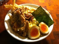 「まぜそばDX」@二丁目 つけめん GACHIの写真