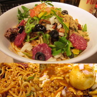 「ビザソバ 大盛り 900円 + 〆のリゾット仕立て 200円」@ajito ismの写真