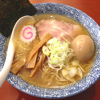 「味玉塩中華そば 麺増量 800円」@中華そば ふうみどうの写真