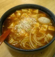 「麻婆麺＋味玉子」@手打拉麺 焼小龍包 京の華の写真
