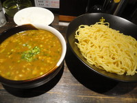 「かれーつけ麺　大盛(900円)」@かれー麺 実之和 六本木店の写真