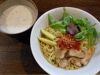 「冷製つけめん　ジェノベーゼ風（中盛３００ｇ）」@伝家 志木店の写真