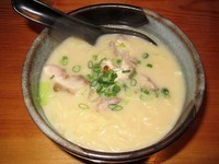 「とり白湯めん　294円」@鳥貴族 浅草店の写真