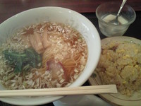 「ラーメン･チャーハンセット￥750」@一宴の写真