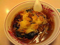 「ワンタン入り生馬麺(もやしそば) ￥780」@紅花の写真