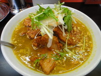 「豚塩カレーラーメン」@馬鹿旨の写真