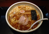 「ワンタンメン（中） 800円」@中華蕎麦 金魚の写真