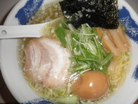 「塩ラーメン（味玉入り）　「730円」」@麺屋 扇 SENの写真