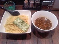 「つけ麺（しょうゆ）、大盛り」@中華蕎麦 ぷかぷかの写真