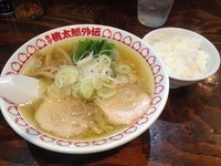 「鳥そば+サービス半ライス（680+0円）」@醤油らーめん きび太郎の写真