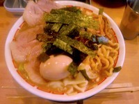 「ちゃーしゅーラーメン無料＋味玉（通常1400円＋100円）」@凪 Noodle BAR 歌舞伎町店の写真