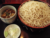 「鴨せいろそば＋大盛　【800円＋100円】」@鴨南ばんの写真