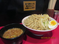 「つけ麺　中　ニンニク野菜二倍　￥750」@ダントツラーメン 高松一番店の写真