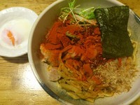 「スパイシーあぶらめん￥780＋温泉玉子￥100＝￥880」@めん業一筋 善龍の写真