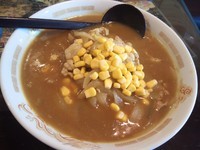 「カレーラーメン」@ちょうちん亭の写真