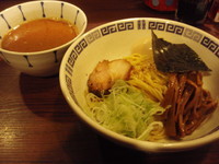 「温つけ麺(800円)(クーポン味玉)」@じゃん鬼の写真