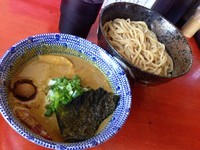 「かれつけ麺（中盛）＋粉チーズ」@二代目狼煙 本店 葉隠製麺の写真