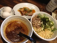 「裏Bつけ麺＋チャーシュー1枚、800円＋100円」@オリオン食堂の写真