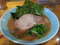 「朝ラーメン（５００円）」@横浜ラーメン 武蔵家 大井町店の写真