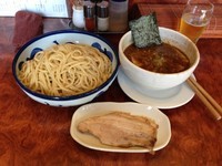 「つけ麺＆炙り豚肉」@つけ麺 目黒屋の写真