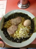 「岩のりラーメン + 味付け玉子」@ラーメンショップ 追浜店の写真