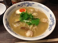 「あさりとホタテの塩そば (850円)」@中華そば 無限の写真