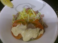 「【限定】お野菜でできてるまぜそば ￥750」@麺処 晨輝 shinkiの写真