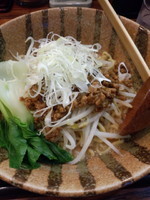 「汁なし担々麺680円」@北海道らぁめん 伝丸 我孫子店の写真