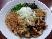 「まぜそば（500ｇ）+辛肉味噌（ハーフ）」@麺屋 むじゃきの写真