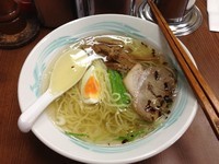 「支那そば＋半カレー」@武田流 古式カレーライス 支那そば インディアン 本店の写真