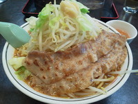 「ハル二郎（大盛り：サービス）」@ハルピンラーメン 松本並柳店の写真