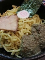 「【限定】イカ煮干しつけそば　白口鰯ペースト添え850円」@おおぜき中華そば店の写真